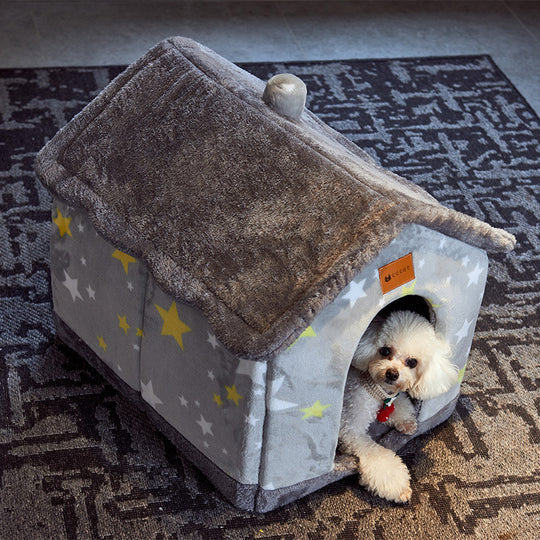 Foldable Dog House &amp; Pet Cat Bed