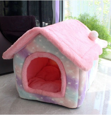 Foldable Dog House &amp; Pet Cat Bed