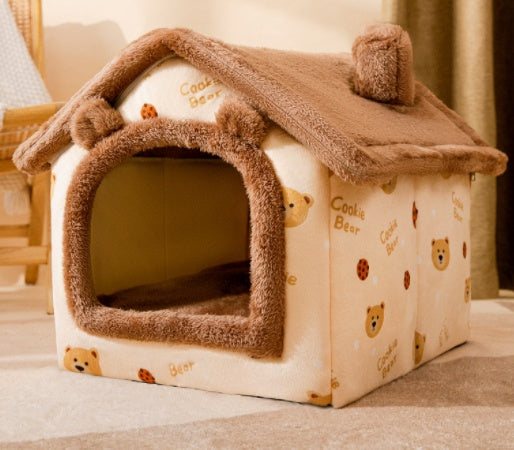 Foldable Dog House &amp; Pet Cat Bed