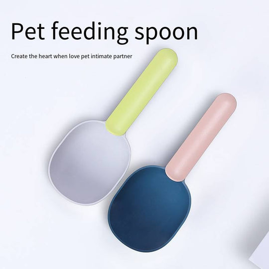 Pet Food Scoop with Ergonomic Bag Clip Handle