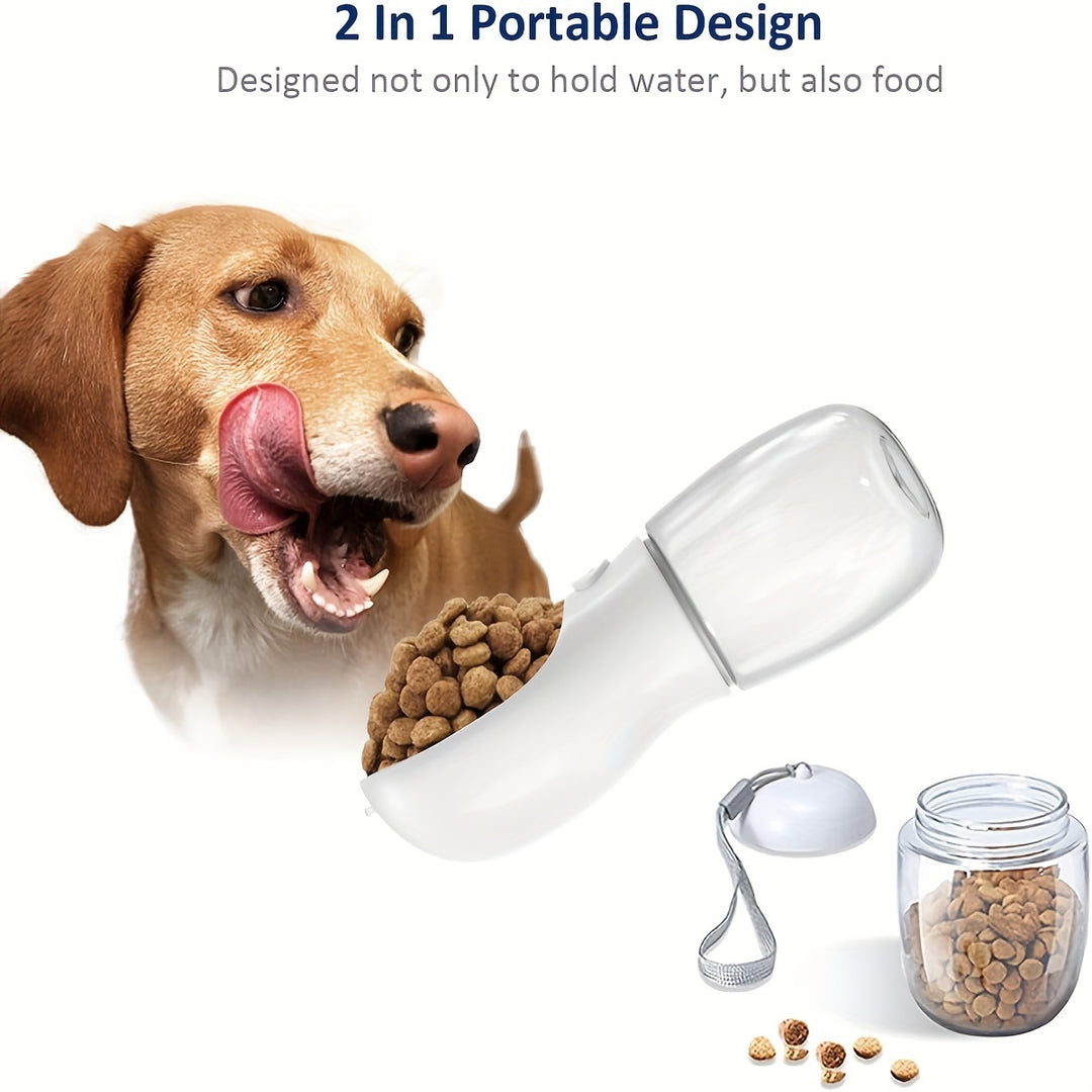 Portable  Leak Proof 2 In 1 Dog Water Bottle