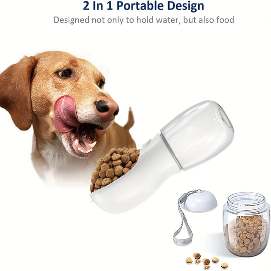 Portable  Leak Proof 2 In 1 Dog Water Bottle