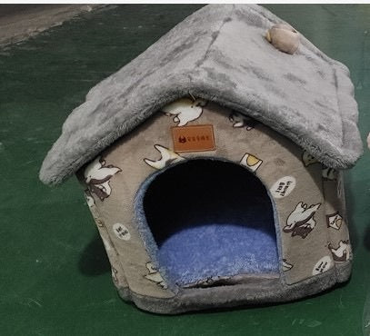 Foldable Dog House &amp; Pet Cat Bed