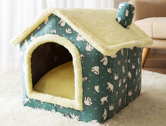 Foldable Dog House &amp; Pet Cat Bed