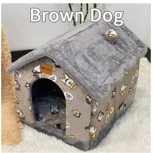 Foldable Dog House &amp; Pet Cat Bed