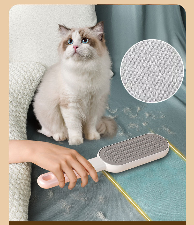 Double-Sided Pet Hair Removal Brush