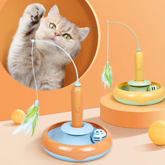 2 In 1 Self-play Cat Toy