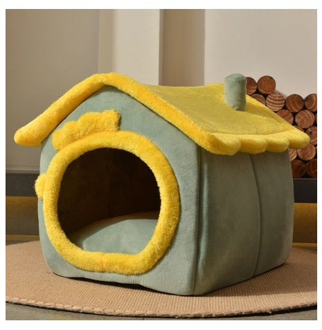 Foldable Dog House &amp; Pet Cat Bed