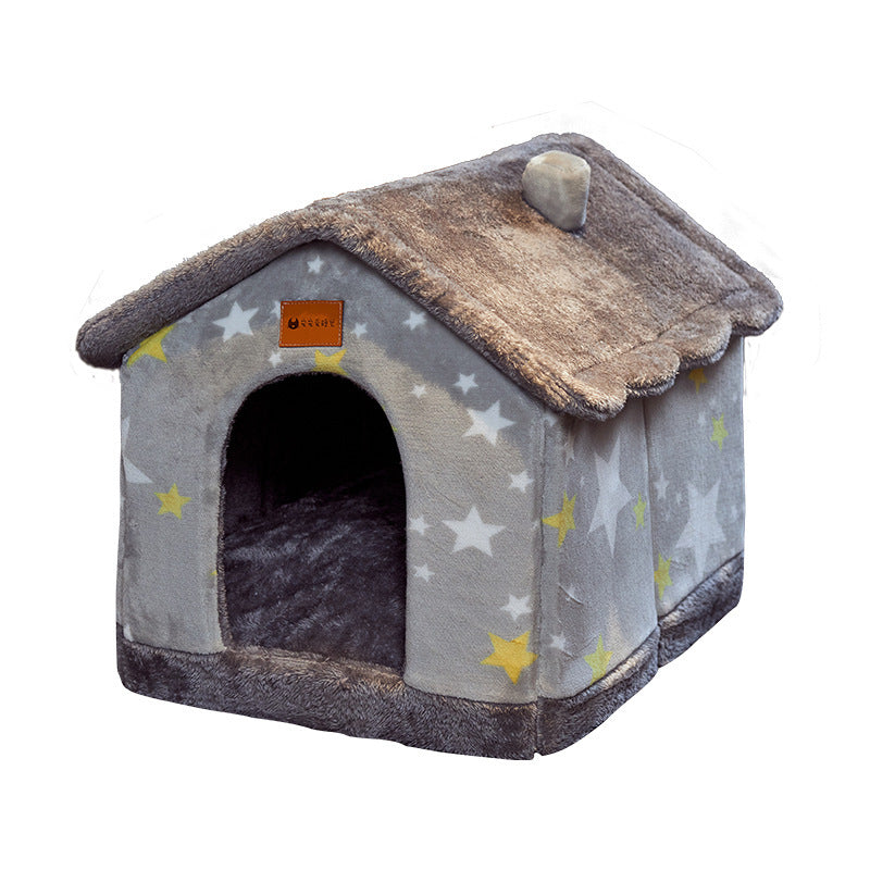 Foldable Dog House &amp; Pet Cat Bed