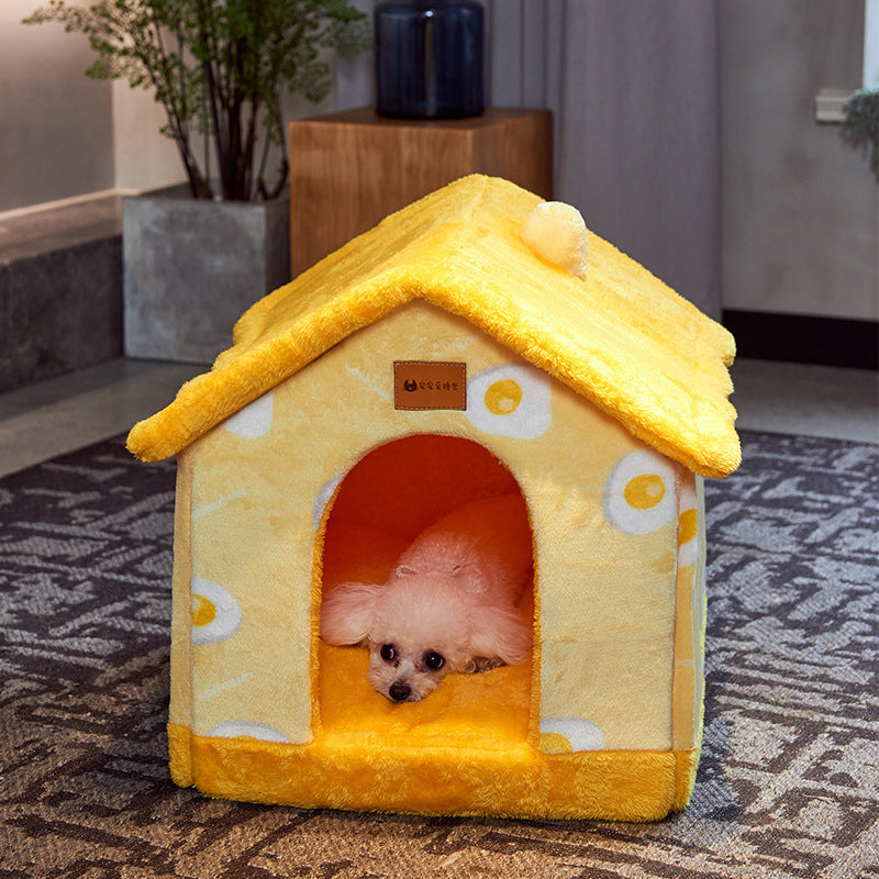 Foldable Dog House &amp; Pet Cat Bed