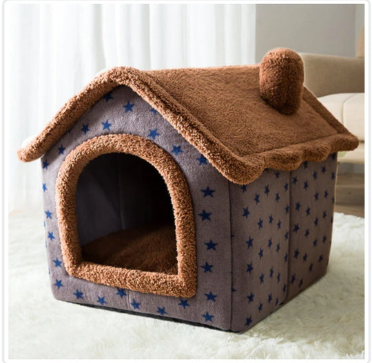 Foldable Dog House &amp; Pet Cat Bed