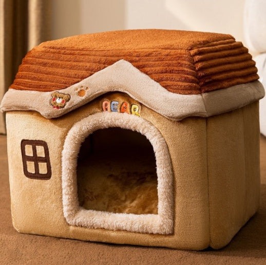 Foldable Dog House &amp; Pet Cat Bed